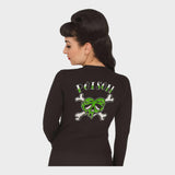 Pinky Star - Poison Heart Cardigan-Cardigan-Glitz Glam and Rebellion GGR Pinup, Retro, and Rockabilly Fashions