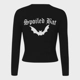 Pinky Star - Bat Gang Spoiled Bat Cardigan-Cardigan-Glitz Glam and Rebellion GGR Pinup, Retro, and Rockabilly Fashions