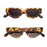 Retro Vintage Narrow Cat Eye Sunglasses For Women-Sunglasses-Glitz Glam and Rebellion GGR Pinup, Retro, and Rockabilly Fashions