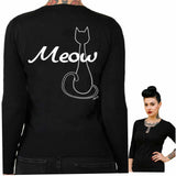 Pinky Star - Meow Cardigan-Cardigan-Glitz Glam and Rebellion GGR Pinup, Retro, and Rockabilly Fashions