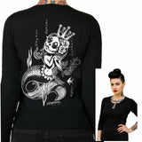 Pinky Star - Queen of the Sea Cardigan-Cardigan-Glitz Glam and Rebellion GGR Pinup, Retro, and Rockabilly Fashions