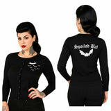 Pinky Star - Bat Gang Spoiled Bat Cardigan-Cardigan-Glitz Glam and Rebellion GGR Pinup, Retro, and Rockabilly Fashions