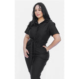Rockabilly Black Jumpsuit by Hemet-Apparel & Accessories-Glitz Glam and Rebellion GGR Pinup, Retro, and Rockabilly Fashions