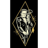 "Old Smoothie" Art by Mike Bell Men's Graphic T-Shirt by Black Market Art-Apparel & Accessories-Glitz Glam and Rebellion GGR Pinup, Retro, and Rockabilly Fashions