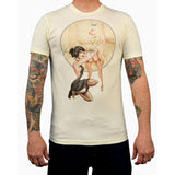 "Hot in the Kitchen" Art by Tyson Mcadoo Men's Graphic T-Shirt by Black Market Art-Apparel & Accessories-Glitz Glam and Rebellion GGR Pinup, Retro, and Rockabilly Fashions