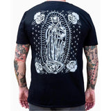 "Laugh Now Cry Later" Art by Dre Perales Men's Graphic T-Shirt by Black Market Art-Apparel & Accessories-Glitz Glam and Rebellion GGR Pinup, Retro, and Rockabilly Fashions