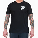 "Sacred Skull" Art by Christian Nguyen Men's Graphic T-Shirt by Black Market Art-Apparel & Accessories-Glitz Glam and Rebellion GGR Pinup, Retro, and Rockabilly Fashions
