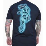 "Tattooed Panther" Art by Cormack Men's Graphic T-Shirt by Black Market Art-Apparel & Accessories-Glitz Glam and Rebellion GGR Pinup, Retro, and Rockabilly Fashions