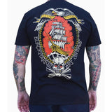 "Live Free" Art by Cormack Men's Graphic T-Shirt by Black Market Art-Apparel & Accessories-Glitz Glam and Rebellion GGR Pinup, Retro, and Rockabilly Fashions