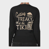 Pinky Star - Getting Freaky at the Tiki Cardigan-Cardigan-Glitz Glam and Rebellion GGR Pinup, Retro, and Rockabilly Fashions
