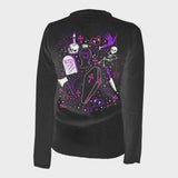 Pinky Star - Ghoulish Girl Flash Cardigan-Cardigan-Glitz Glam and Rebellion GGR Pinup, Retro, and Rockabilly Fashions