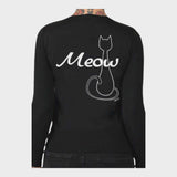 Pinky Star - Meow Cardigan-Cardigan-Glitz Glam and Rebellion GGR Pinup, Retro, and Rockabilly Fashions