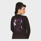 Pinky Star - Ghoulish Girl Flash Cardigan-Cardigan-Glitz Glam and Rebellion GGR Pinup, Retro, and Rockabilly Fashions