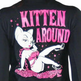 Pinky Star - Kitten Around Cardigan-Cardigan-Glitz Glam and Rebellion GGR Pinup, Retro, and Rockabilly Fashions