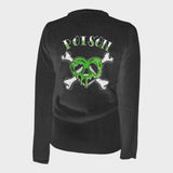 Pinky Star - Poison Heart Cardigan-Cardigan-Glitz Glam and Rebellion GGR Pinup, Retro, and Rockabilly Fashions