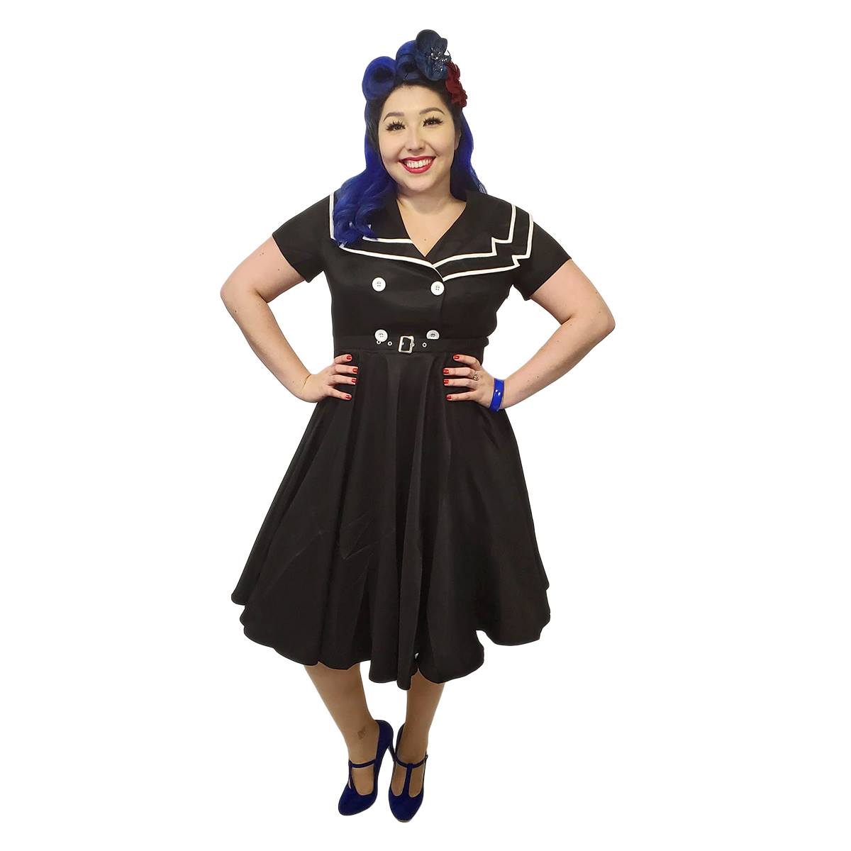 Sailor Dress in Black
