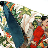 Hemet Tropical Frida Messenger Bag in Beige-Purses-Glitz Glam and Rebellion GGR Pinup, Retro, and Rockabilly Fashions