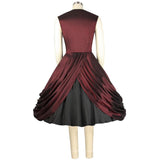GGR Night at the Opera Dress in Oxblood Red-Dress-Glitz Glam and Rebellion GGR Pinup, Retro, and Rockabilly Fashions