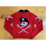 Star Struck 50's Pirate Cardigan in Red-Cardigan-Glitz Glam and Rebellion GGR Pinup, Retro, and Rockabilly Fashions