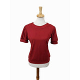 Hemet Pinup Blouse in Red-Tops-Glitz Glam and Rebellion GGR Pinup, Retro, and Rockabilly Fashions