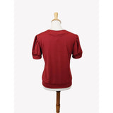 Hemet Pinup Blouse in Red-Tops-Glitz Glam and Rebellion GGR Pinup, Retro, and Rockabilly Fashions