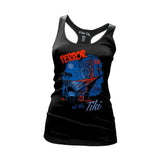 Pinky Star Tank Top - Terror At the Tiki-Tank Top-Glitz Glam and Rebellion GGR Pinup, Retro, and Rockabilly Fashions