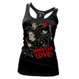 Pinky Star Tank Top - Monster Love-Tank Top-Glitz Glam and Rebellion GGR Pinup, Retro, and Rockabilly Fashions