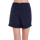 Banned Apparel Cute As A Button Shorts Navy-Apparel & Accessories-Glitz Glam and Rebellion GGR Pinup, Retro, and Rockabilly Fashions
