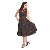 Banned Apparel Keyhole All Hallows dress-Dress-Glitz Glam and Rebellion GGR Pinup, Retro, and Rockabilly Fashions