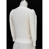 Hemet Embroidered Bird Cardigan Sweater in Ivory-Cardigan-Glitz Glam and Rebellion GGR Pinup, Retro, and Rockabilly Fashions