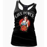 Pinky Star Tank Top - Girl Power-Tank Top-Glitz Glam and Rebellion GGR Pinup, Retro, and Rockabilly Fashions