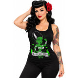 Pinky Star Tank Top - I'm A Well Built Woman-Tank Top-Glitz Glam and Rebellion GGR Pinup, Retro, and Rockabilly Fashions