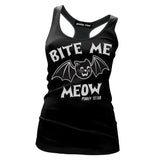 Pinky Star Tank Top - Bite Me Meow-Tank Top-Glitz Glam and Rebellion GGR Pinup, Retro, and Rockabilly Fashions