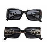 Women'S Rectangular Frame Sunglasses-Sunglasses-Glitz Glam and Rebellion GGR Pinup, Retro, and Rockabilly Fashions