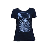 Black Market Art Company Demon Love - Women's Loose Neck T-Shirt-Apparel & Accessories-Glitz Glam and Rebellion GGR Pinup, Retro, and Rockabilly Fashions