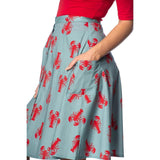 Banned Lobster Love Skirt-Apparel & Accessories-Glitz Glam and Rebellion GGR Pinup, Retro, and Rockabilly Fashions