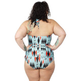 SOURPUSS TWINKLETOES ONE PIECE SWIMSUIT-Swimsuit-Glitz Glam and Rebellion GGR Pinup, Retro, and Rockabilly Fashions