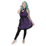Hemet Spooky Hallow Pin Up Apron-Apparel & Accessories-Glitz Glam and Rebellion GGR Pinup, Retro, and Rockabilly Fashions