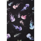 Amanda Black Jellyfish Print Swing Dress-Apparel & Accessories-Glitz Glam and Rebellion GGR Pinup, Retro, and Rockabilly Fashions