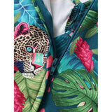Julia Bue Tropical Cheetah Print Dress-Apparel & Accessories-Glitz Glam and Rebellion GGR Pinup, Retro, and Rockabilly Fashions