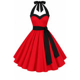 Candow Dottie Swing Dress – Scarlet Temptation-Dress-Glitz Glam and Rebellion GGR Pinup, Retro, and Rockabilly Fashions