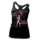 Pinky Star - Don't Rain On My Sparkle Tank Top-Tank Top-Glitz Glam and Rebellion GGR Pinup, Retro, and Rockabilly Fashions