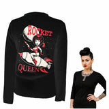 Pinky Star -Rocket Queen Cardigan-Cardigan-Glitz Glam and Rebellion GGR Pinup, Retro, and Rockabilly Fashions