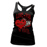 Pinky Star - Love You To Pieces Tank Top-Tank Top-Glitz Glam and Rebellion GGR Pinup, Retro, and Rockabilly Fashions