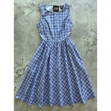 Plaid Midi Dress-Dresses-Glitz Glam and Rebellion GGR Pinup, Retro, and Rockabilly Fashions