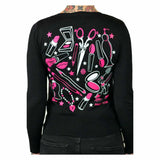 Pinky Star -Weapons of Choice Makeup Cardigan-Cardigan-Glitz Glam and Rebellion GGR Pinup, Retro, and Rockabilly Fashions