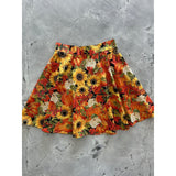 Sunflower & Pumpkin Skater Skirt-Skirts-Glitz Glam and Rebellion GGR Pinup, Retro, and Rockabilly Fashions