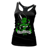 Pinky Star Tank Top - I'm A Well Built Woman-Tank Top-Glitz Glam and Rebellion GGR Pinup, Retro, and Rockabilly Fashions