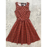Plaid Vintage Dress-Dresses-Glitz Glam and Rebellion GGR Pinup, Retro, and Rockabilly Fashions