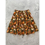 Cats & Pumpkins A-line Skirt-Dresses-Glitz Glam and Rebellion GGR Pinup, Retro, and Rockabilly Fashions